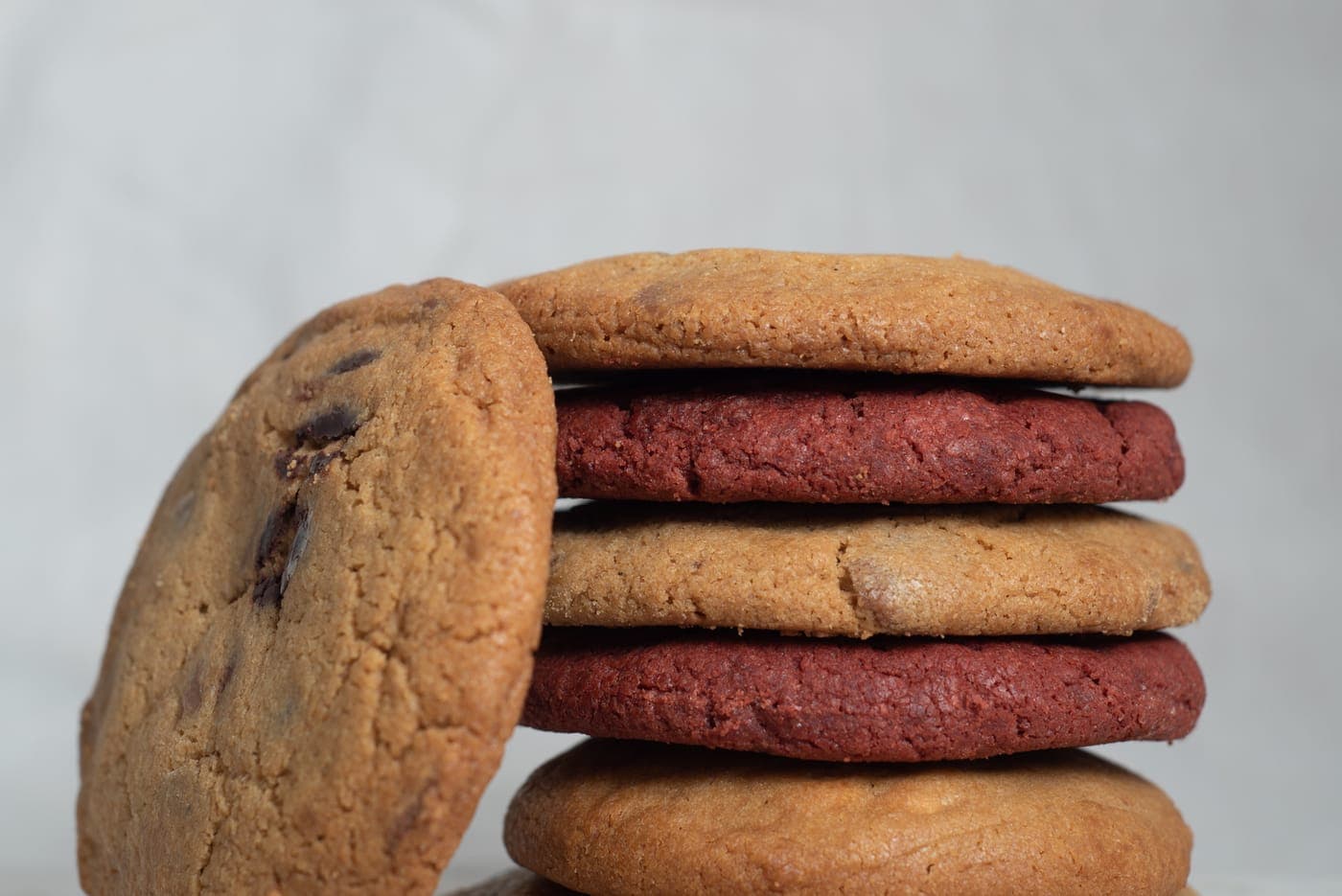 A spread of freshly baked cookies at Melly's Cookiebar in Amsterdam