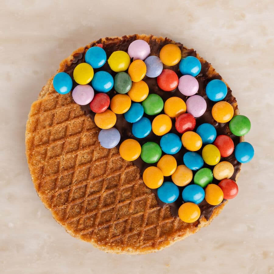 Smarties Stroopwafel