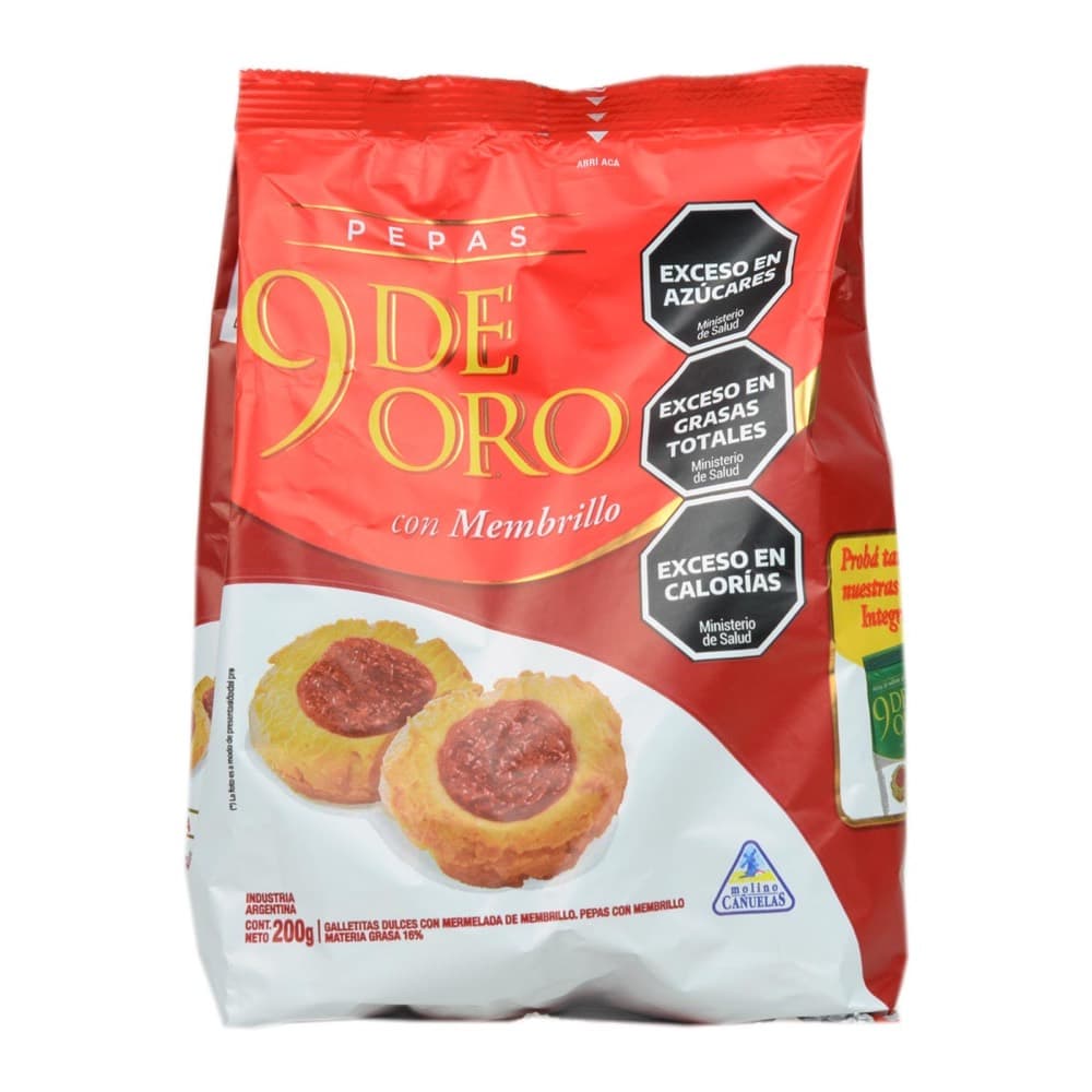 Pepas de Membrillo 9 de Oro, 200g