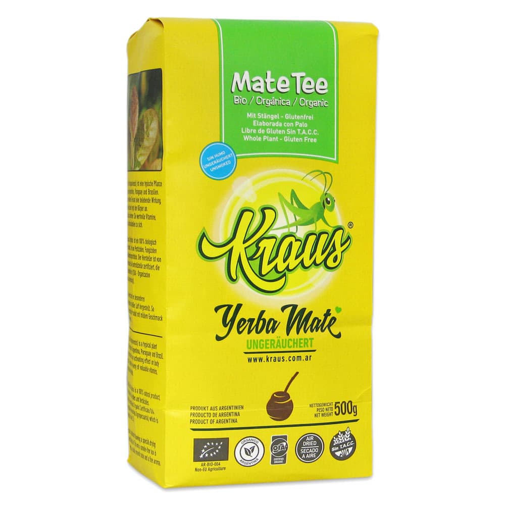 Yerba Mate Kraus Orgánica, 500g