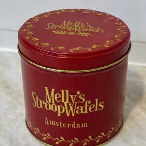 Melly’s stroopwafel gift tin red