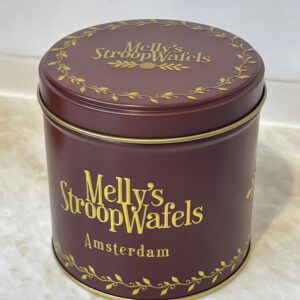 Melly’s stroopwafel gift tin brown